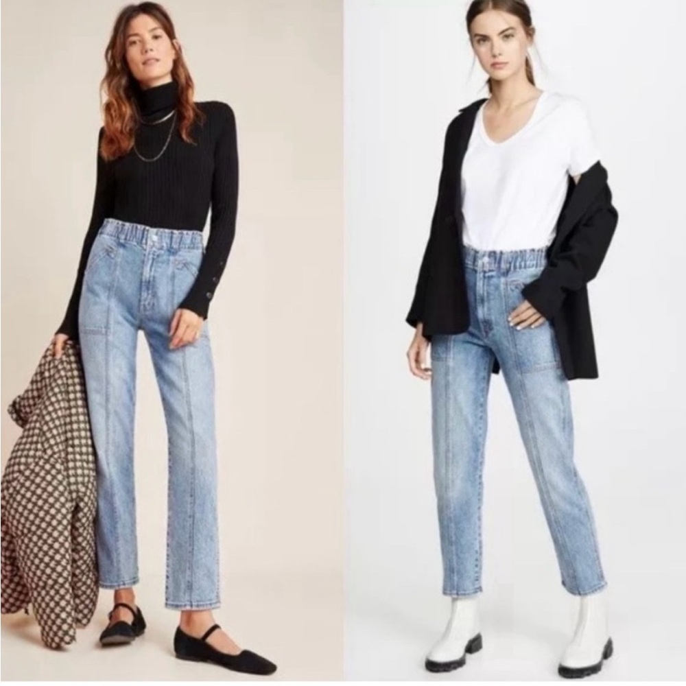 Mother Jeans Women's The Springy Ankle in 15 Minutes Of Fame Med Wash